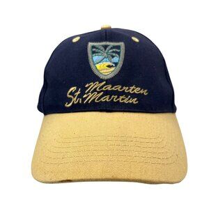 St. Maarten St. Martin "The Friendly Island" Embroidered Baseball Cap C74